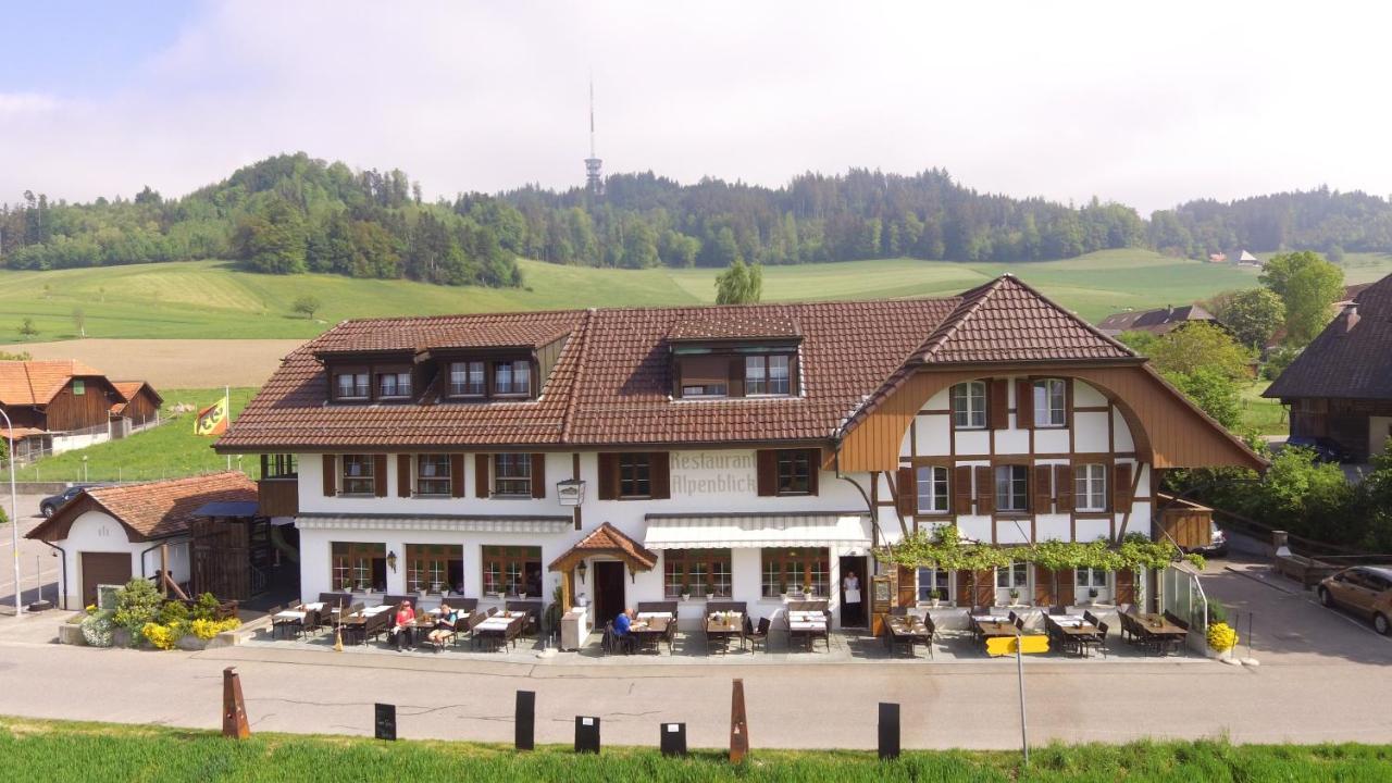 ホテル Alpenblick Ferenberg Bern Stettlen エクステリア 写真
